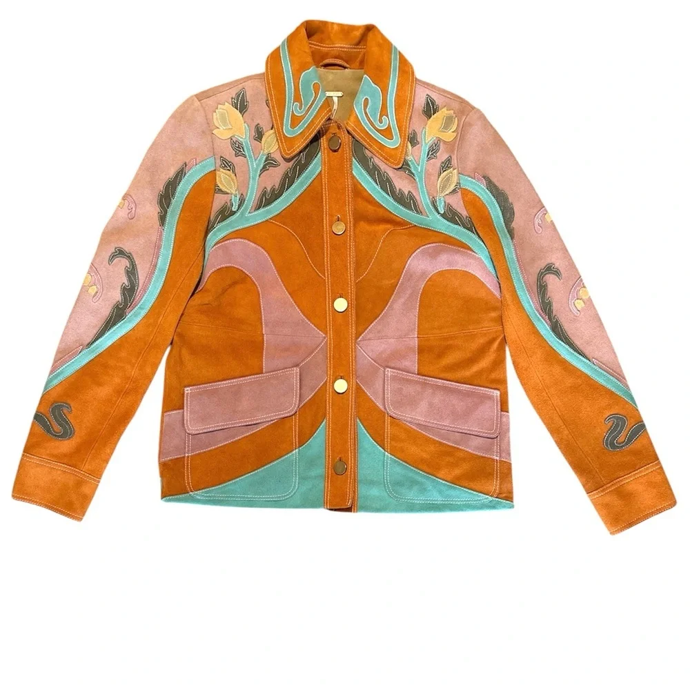 Free People EUC Suede Jacket Sz: XS - Picture 1 of 14